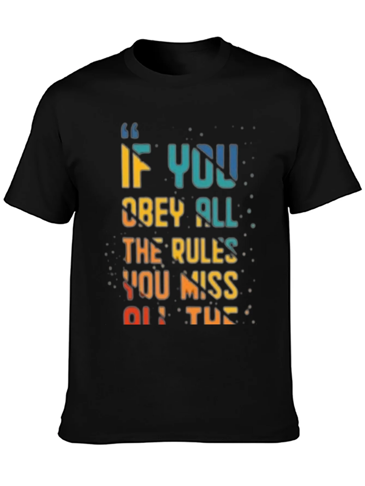 Rule Breaker T-Shirt - Vibrant Quote Design product image 2