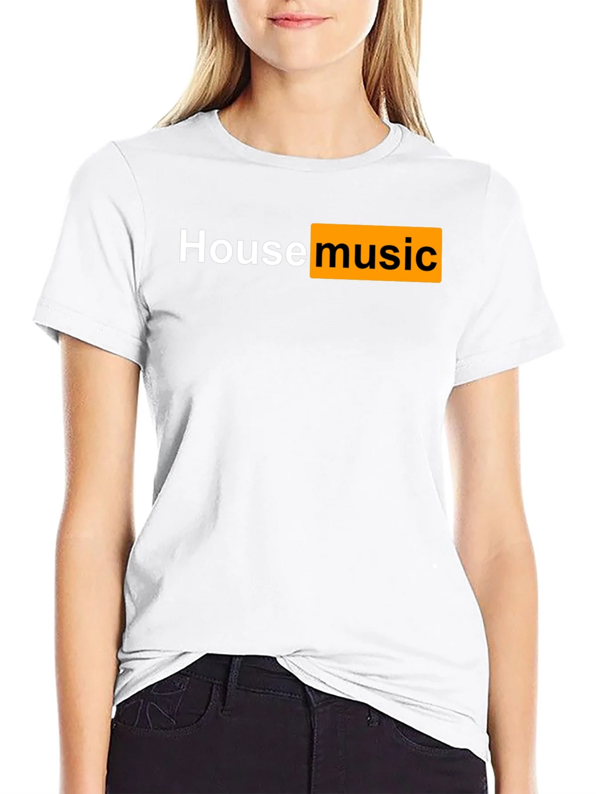 House Music T-Shirt - Black Cotton Tee product image 8