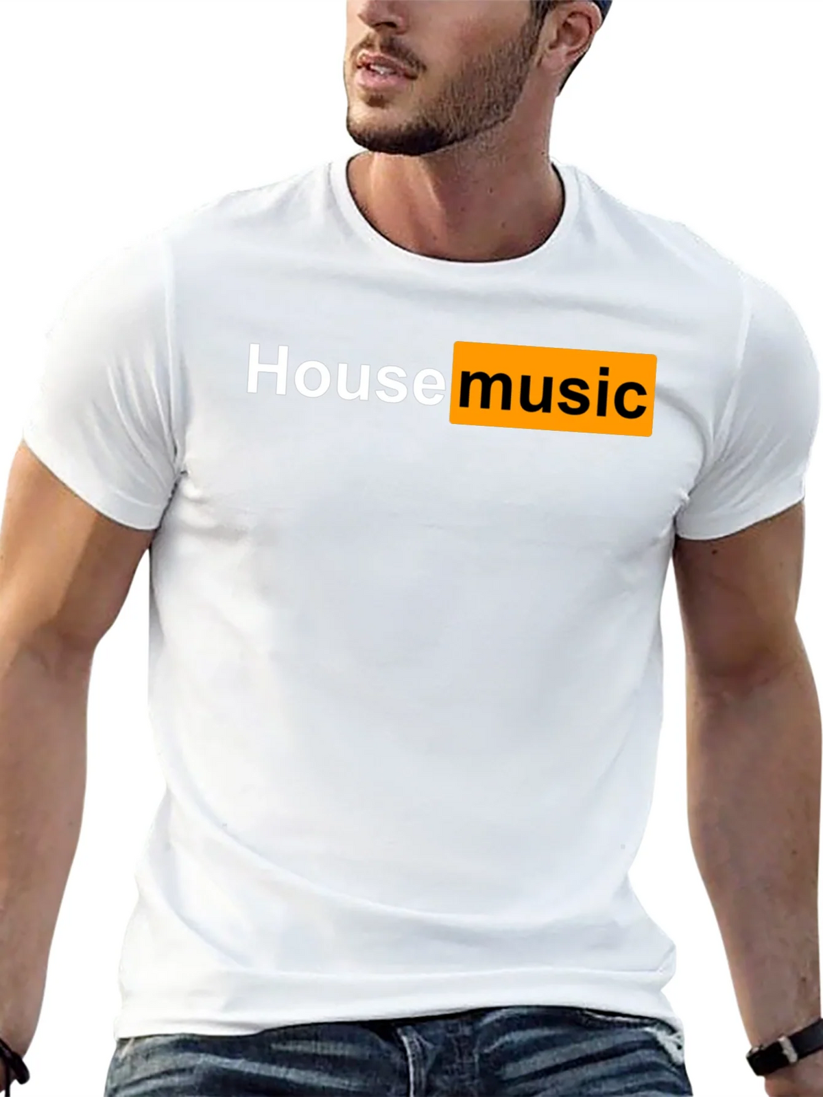 House Music T-Shirt - Black Cotton Tee product image 12