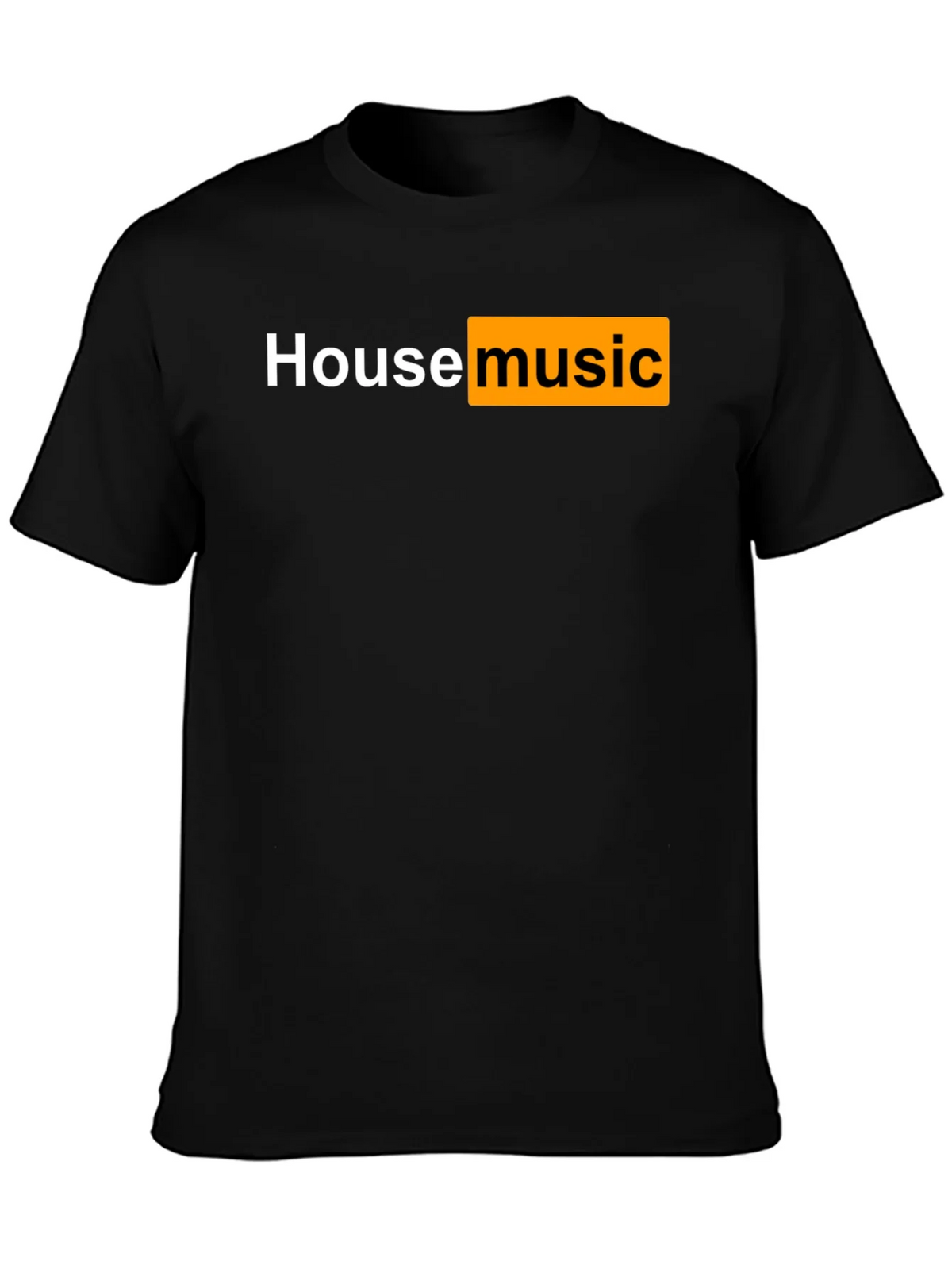 House Music T-Shirt - Black Cotton Tee product image 3