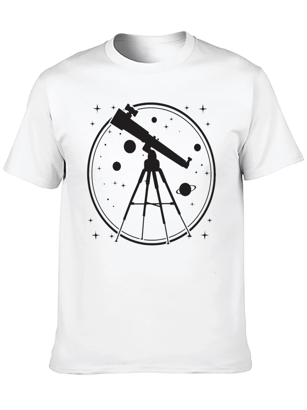 Astronomy Telescope Graphic Tee - Black product image 9