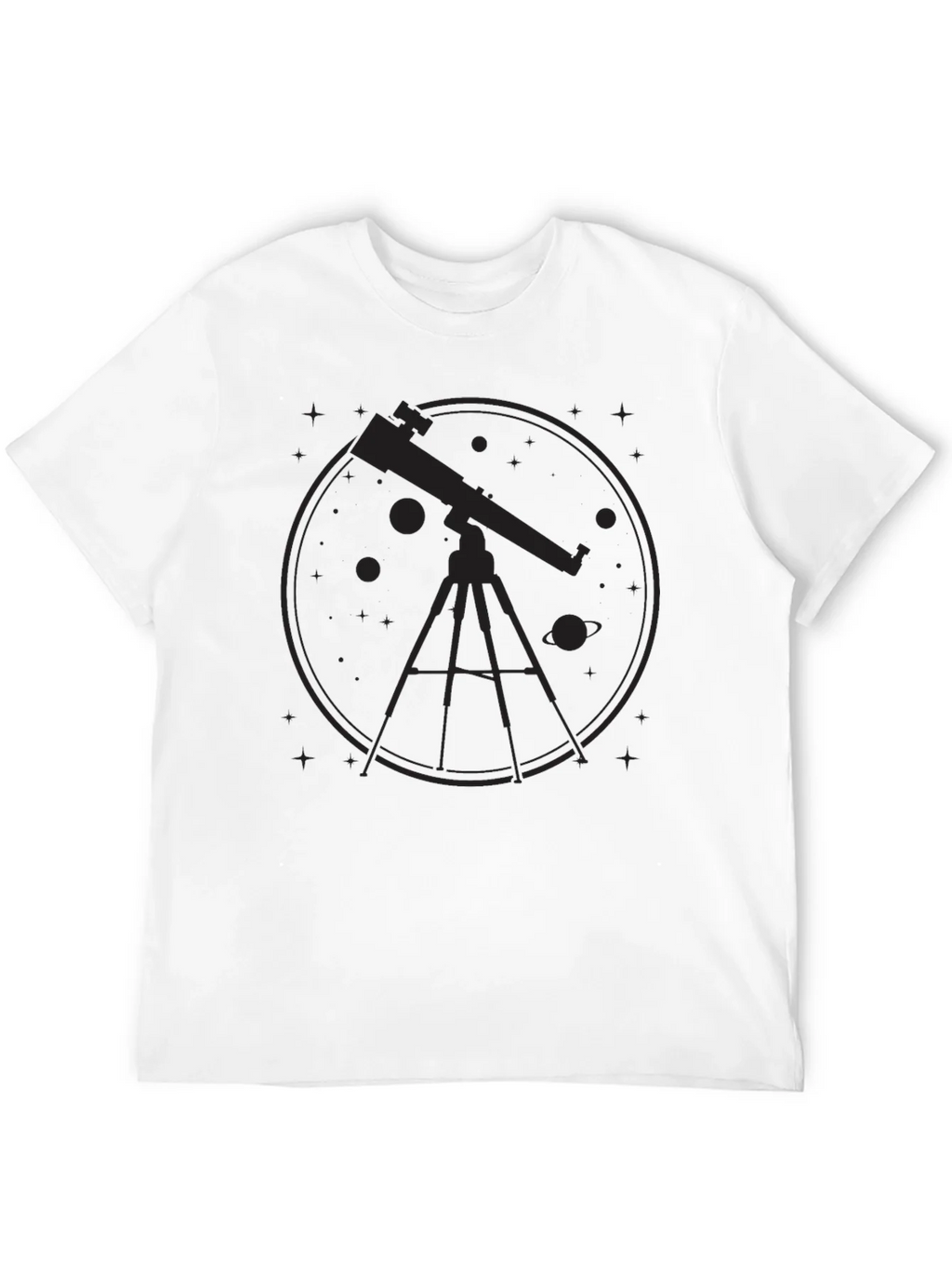 Astronomy Telescope Graphic Tee - Black product image 11